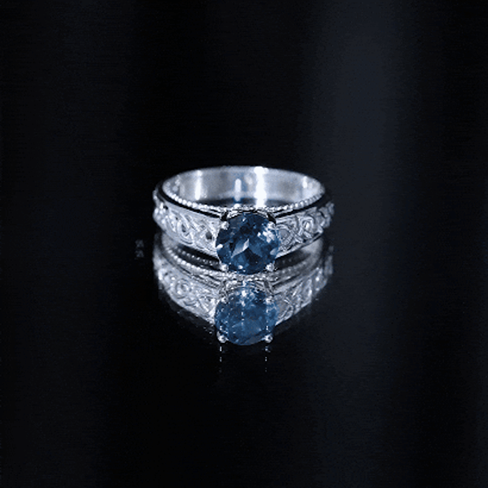 I Will Follow You Into The Dark: Tudor Blossom Covenant Ring