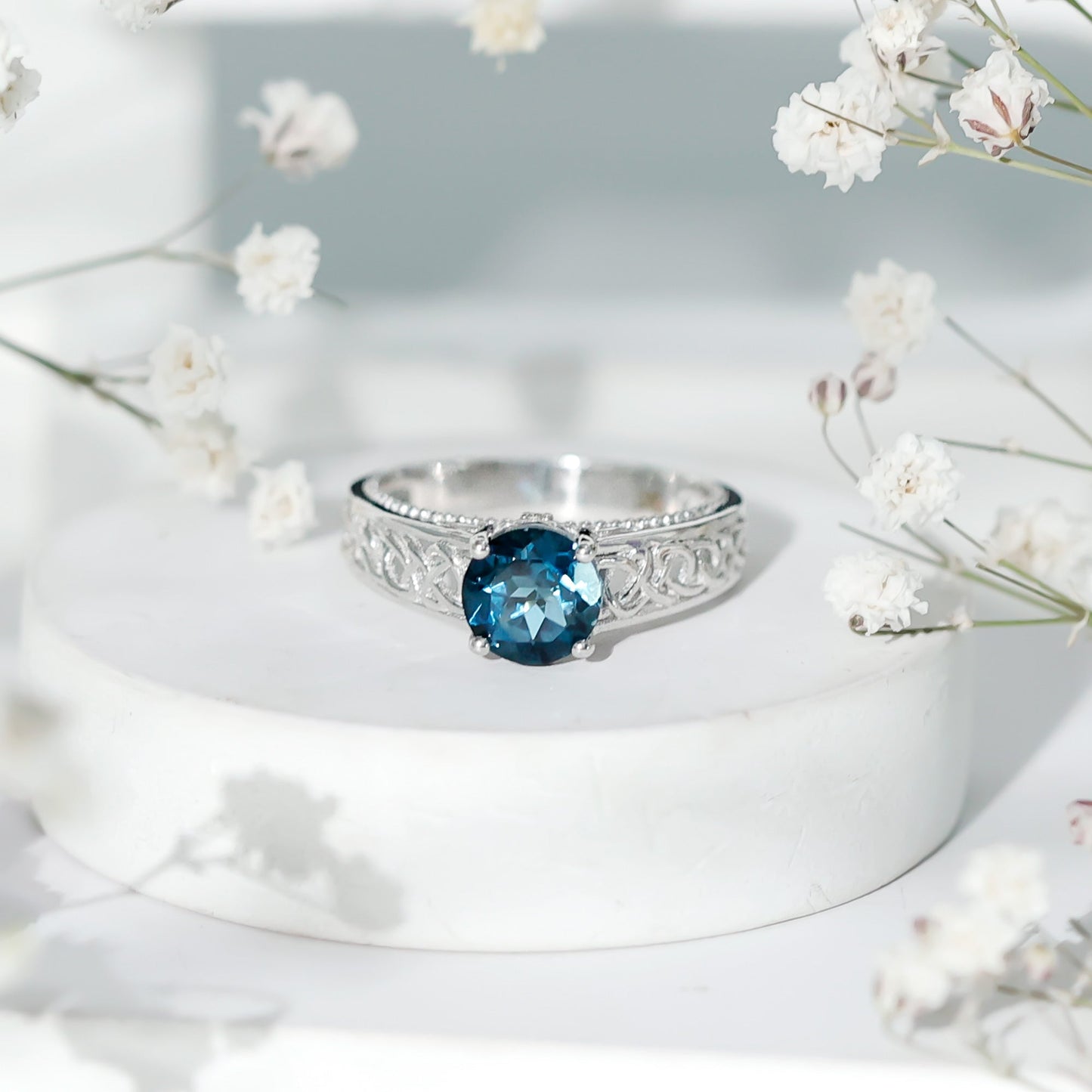 I Will Follow You Into The Dark: Tudor Blossom Covenant Ring