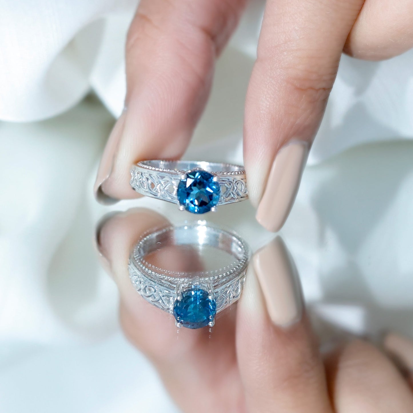 I Will Follow You Into The Dark: Tudor Blossom Covenant Ring
