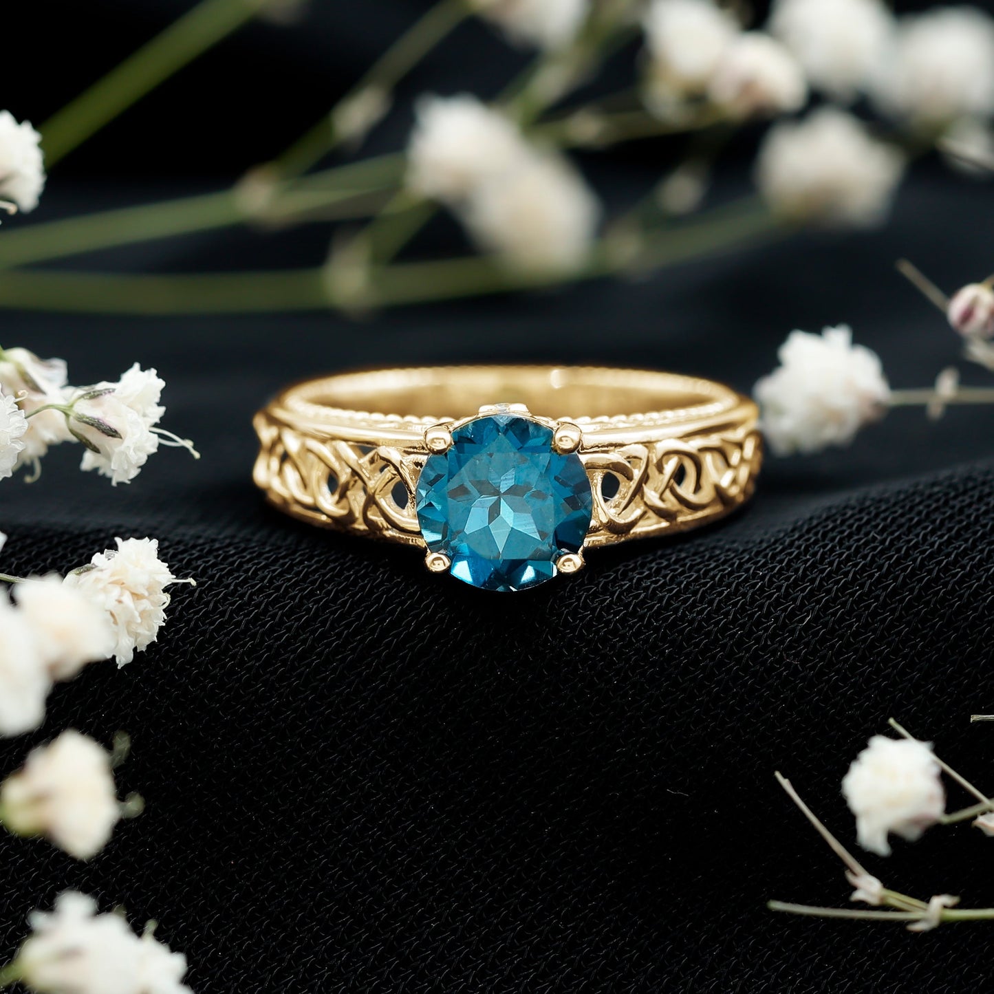 I Will Follow You Into The Dark: Tudor Blossom Covenant Ring