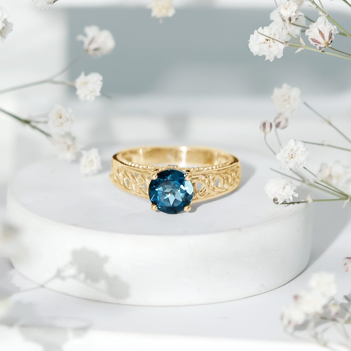 I Will Follow You Into The Dark: Tudor Blossom Covenant Ring