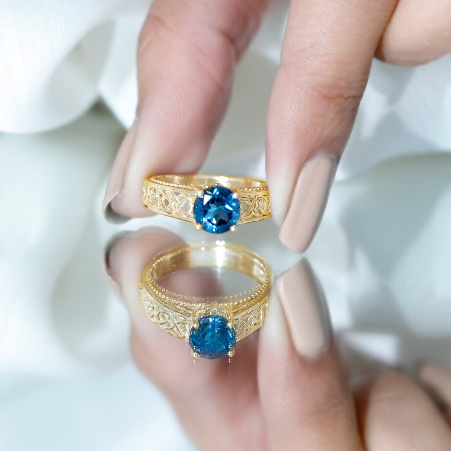I Will Follow You Into The Dark: Tudor Blossom Covenant Ring