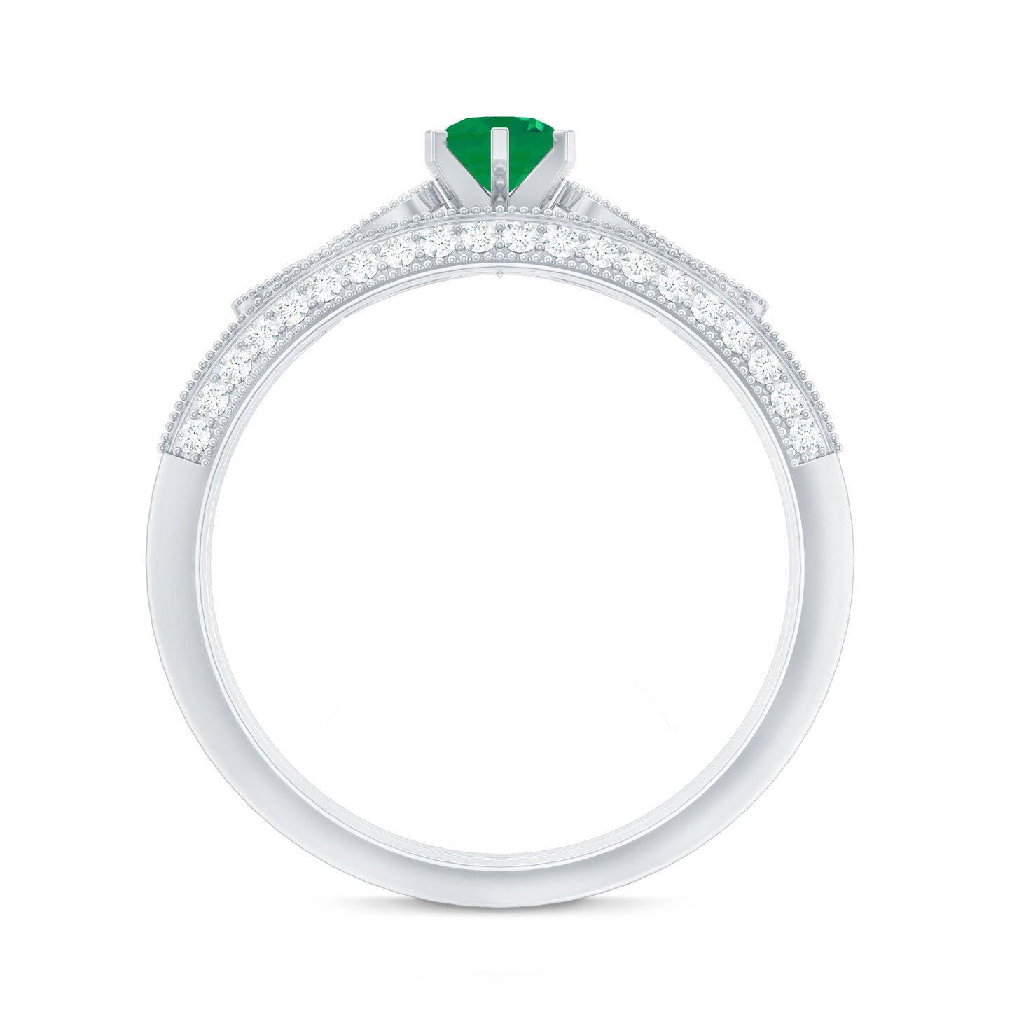 Enduring Till the End of Time Ring Set