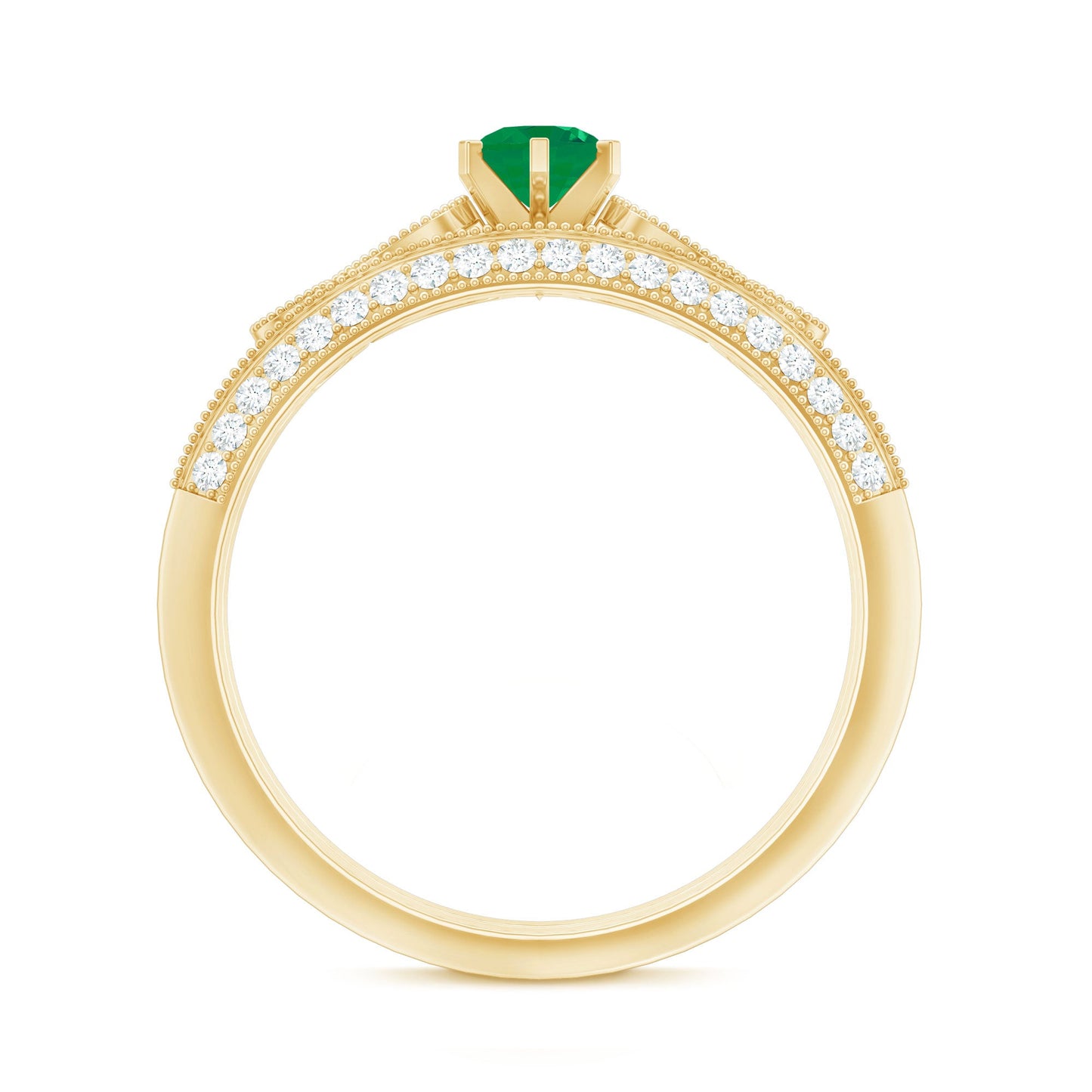 Enduring Till the End of Time Ring Set