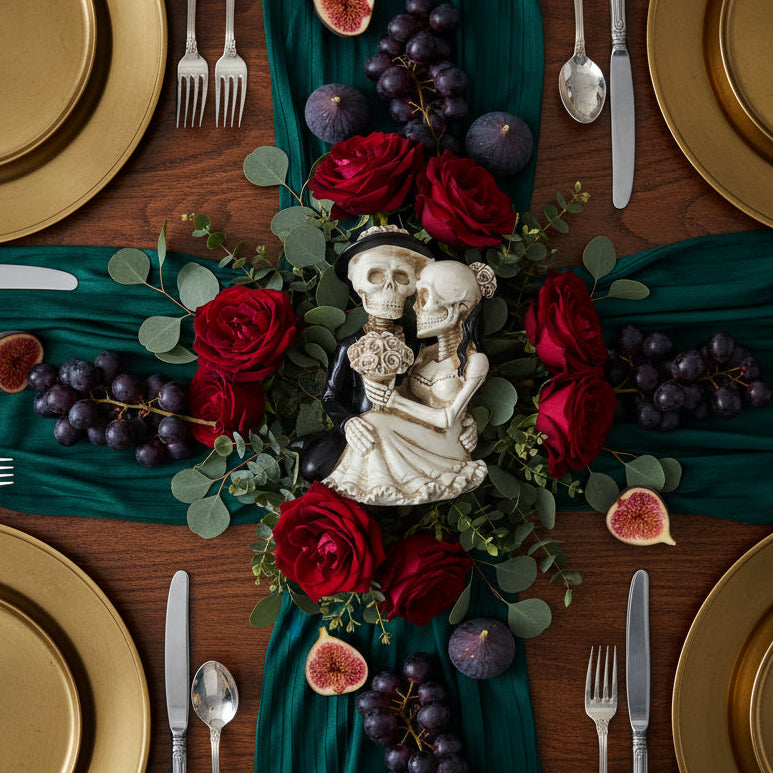 The Tudor Memento Mori Skull Figurine