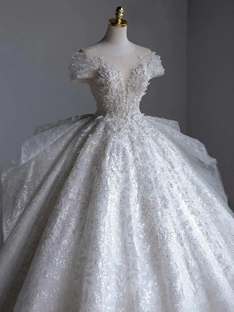 High-end French Wedding Gown EDW216