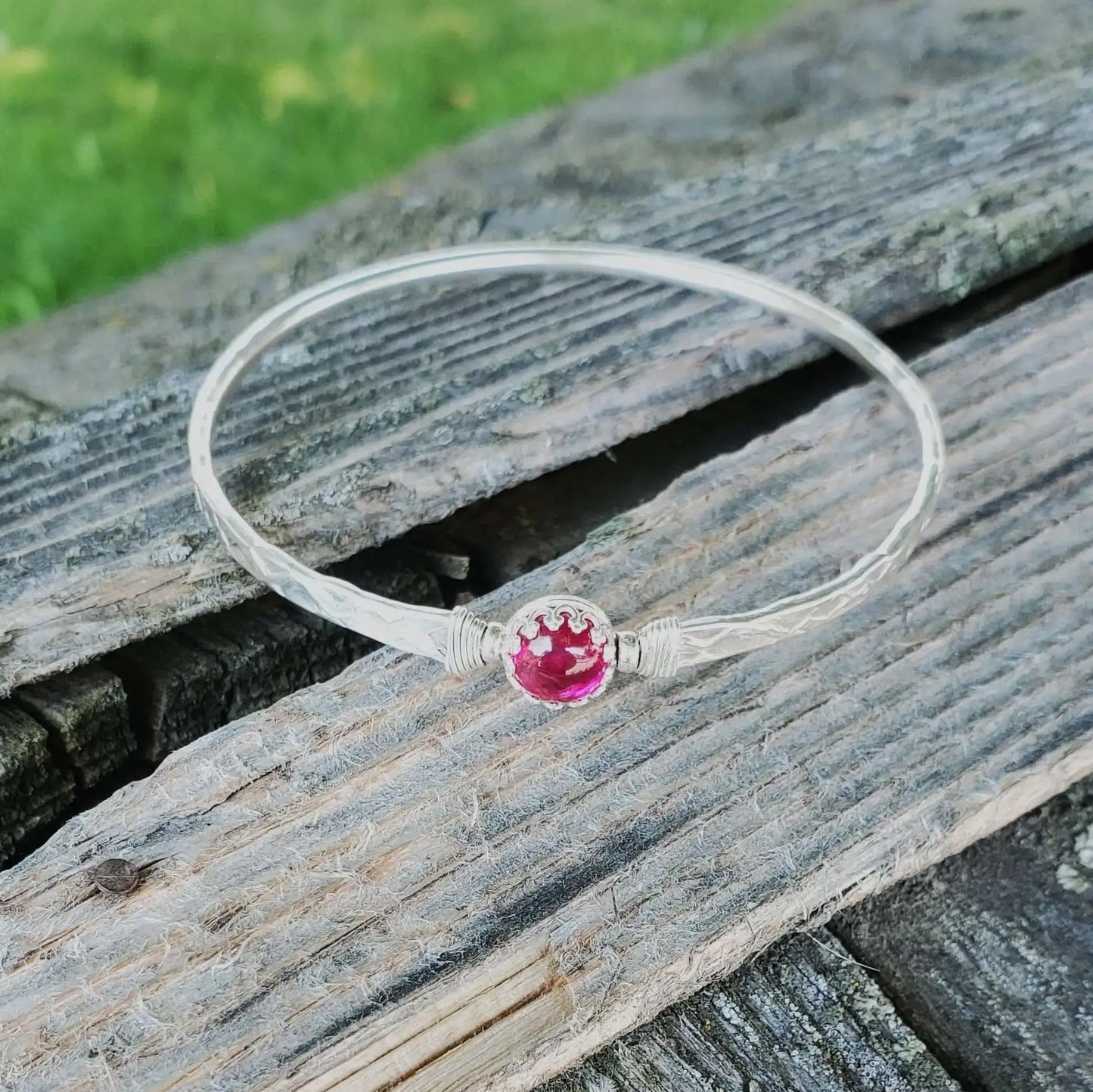 The Ruby Crown Bangle
