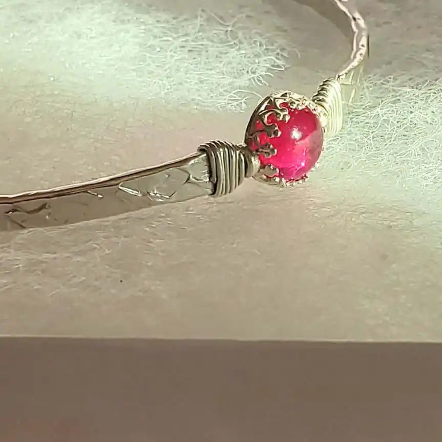 The Ruby Crown Bangle