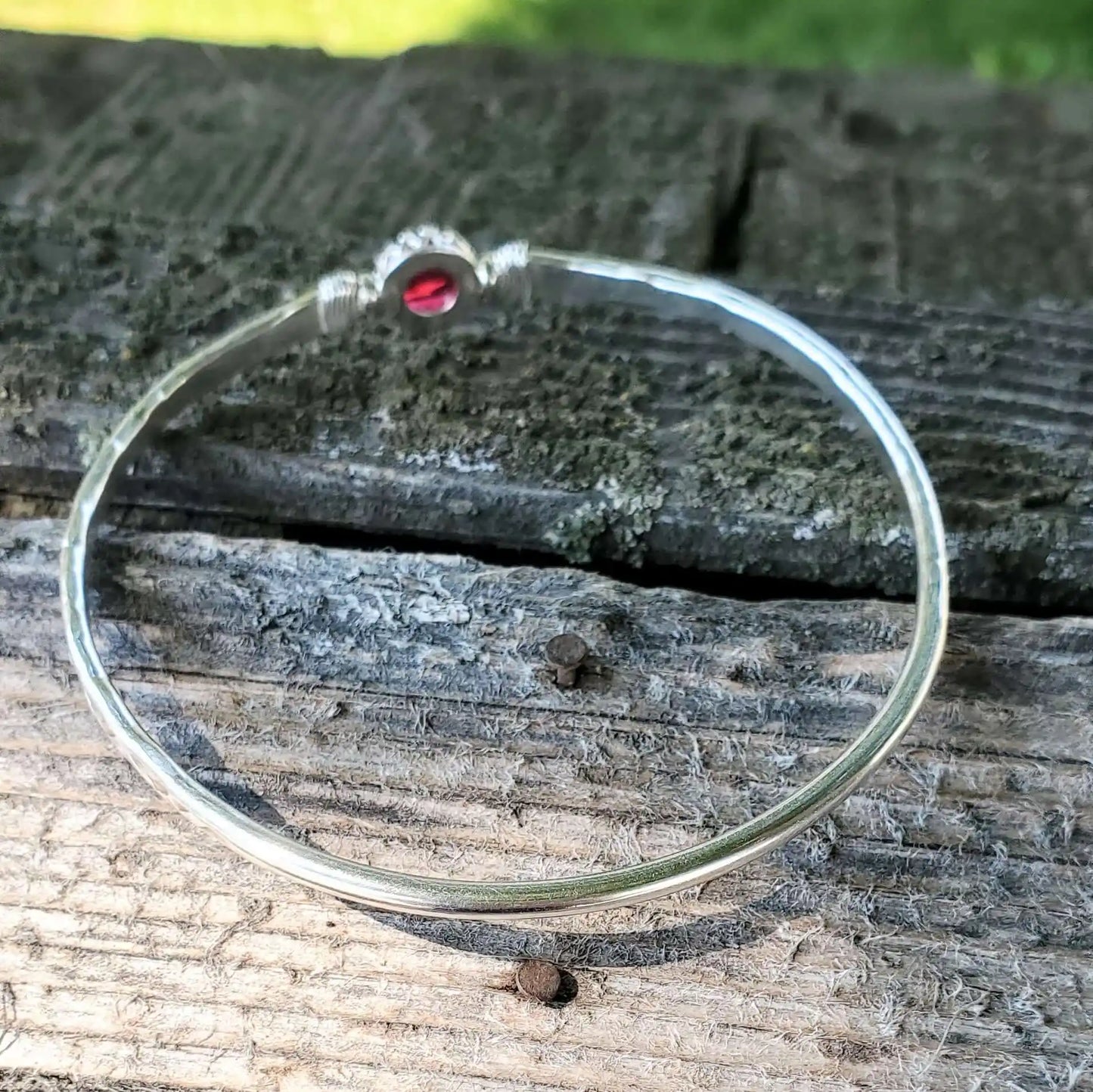 The Ruby Crown Bangle