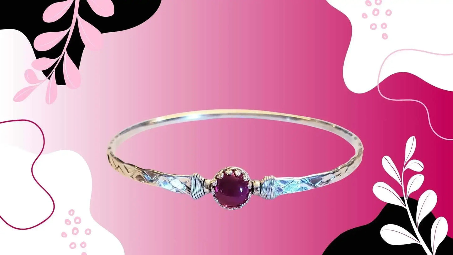 The Ruby Crown Bangle
