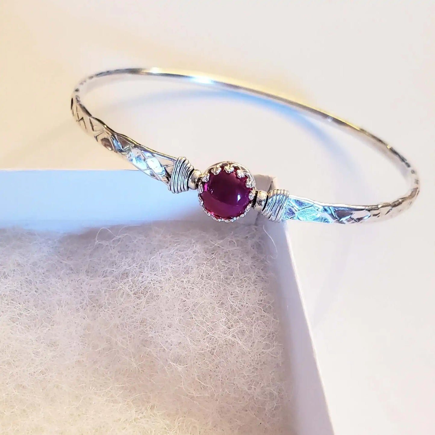 The Ruby Crown Bangle