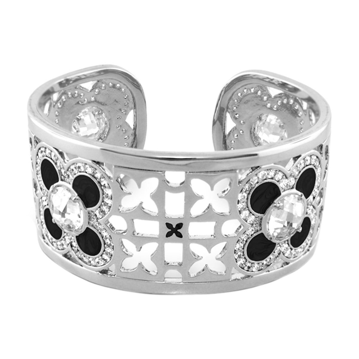 Floral Knight Cuff Bangle