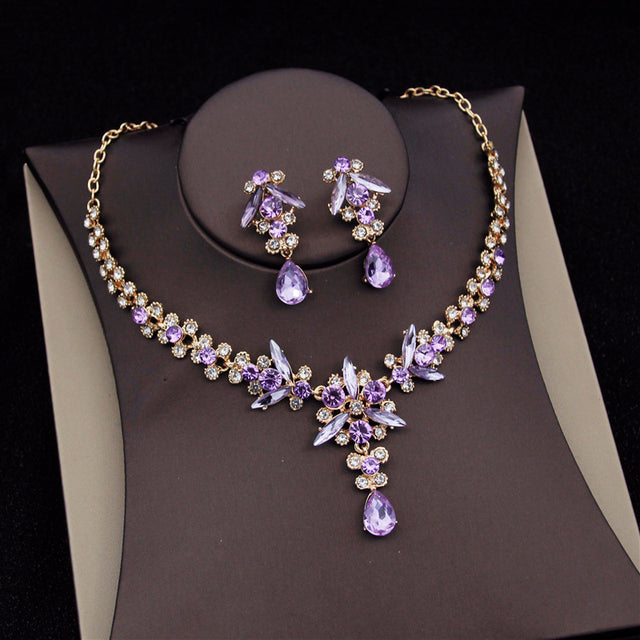 The Jewel House Royal Crown & Crystal Jewelry Set