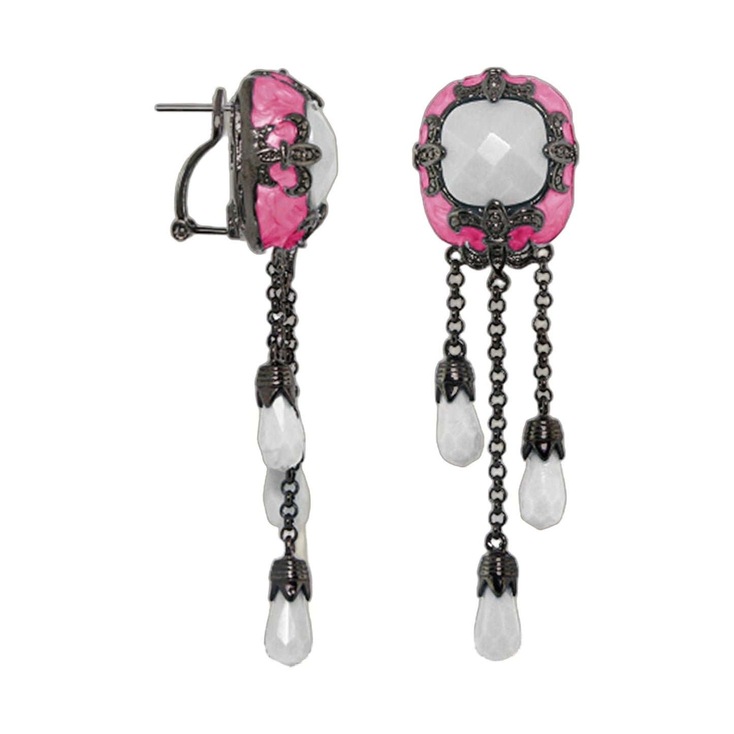 Knights of Love Chandelier Earrings