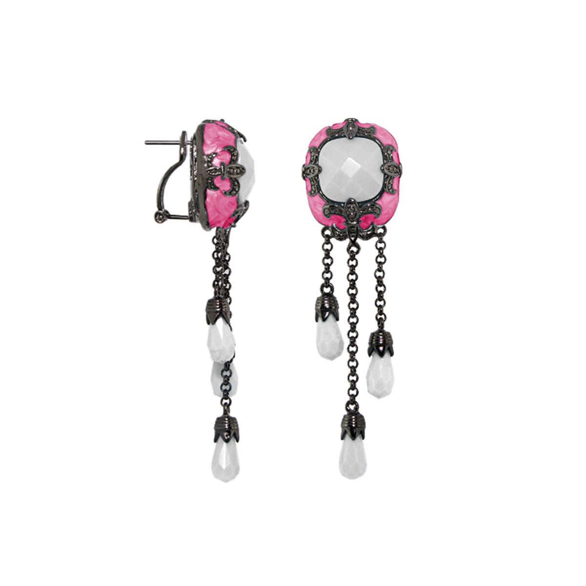 Knights of Love Chandelier Earrings