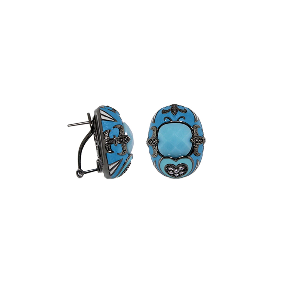 Knights of Love Clip On Earrings
