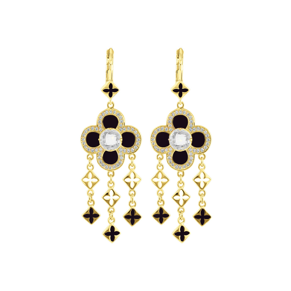 Floral Knight Earrings
