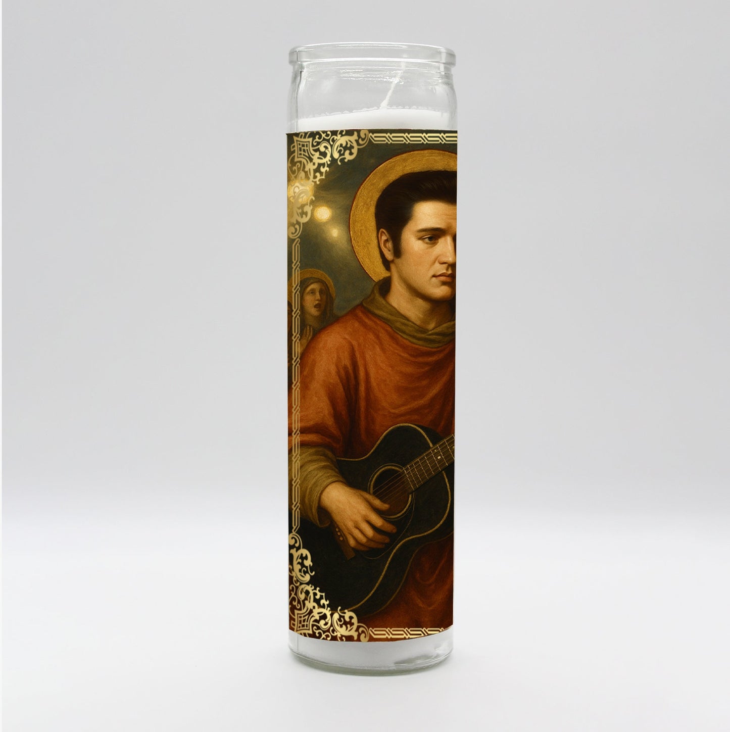 Saint King of Rock n' Roll Renaissance Candle