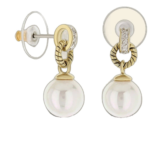 925 Vintage Pearl Earrings