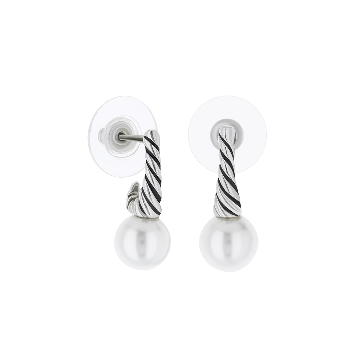 Antique Wire Pearl Earrings