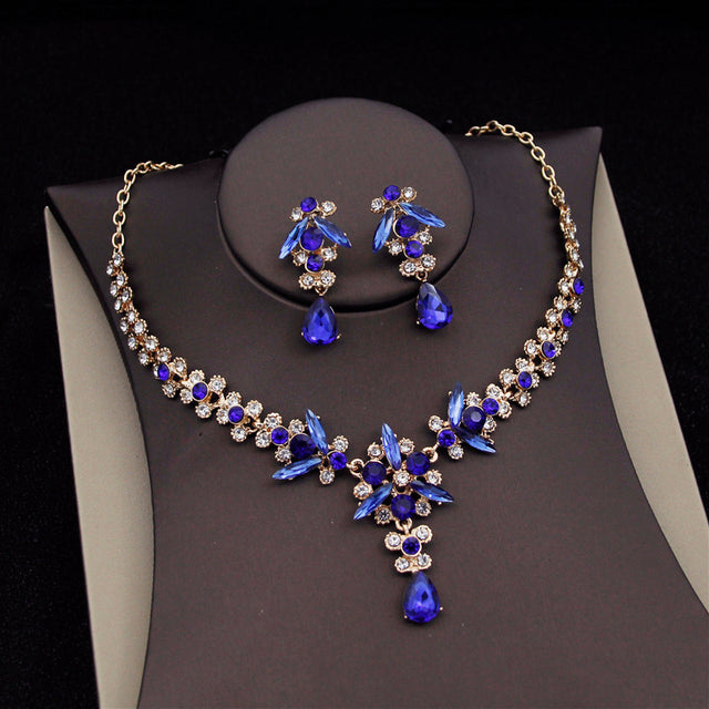 The Jewel House Royal Crown & Crystal Jewelry Set