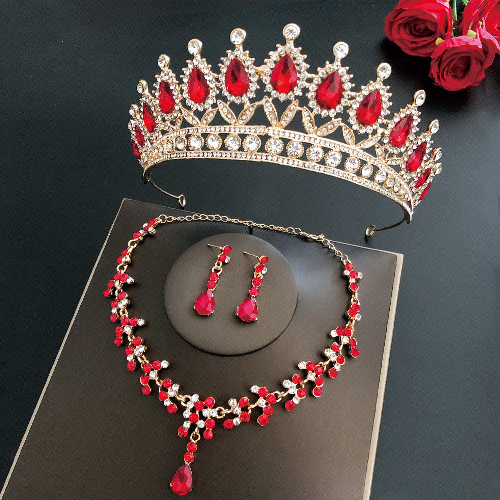 The Jewel House Royal Crown & Crystal Jewelry Set