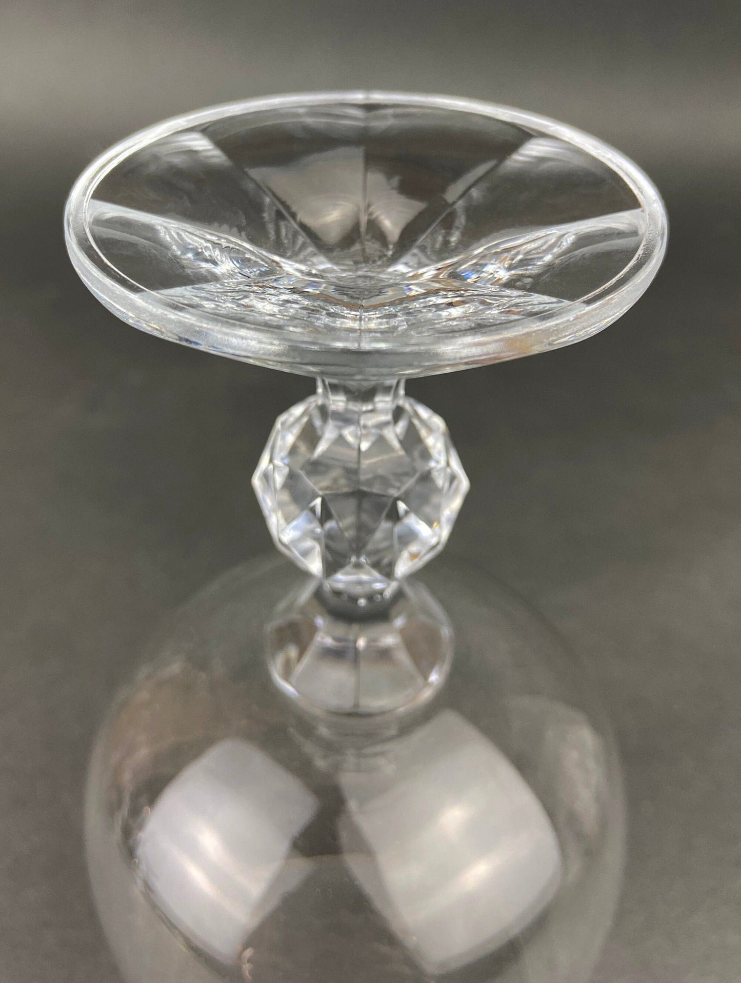 Vintage Bohemian Crystal Goblets, Queen's Lace Etched Stemware, Set of 6