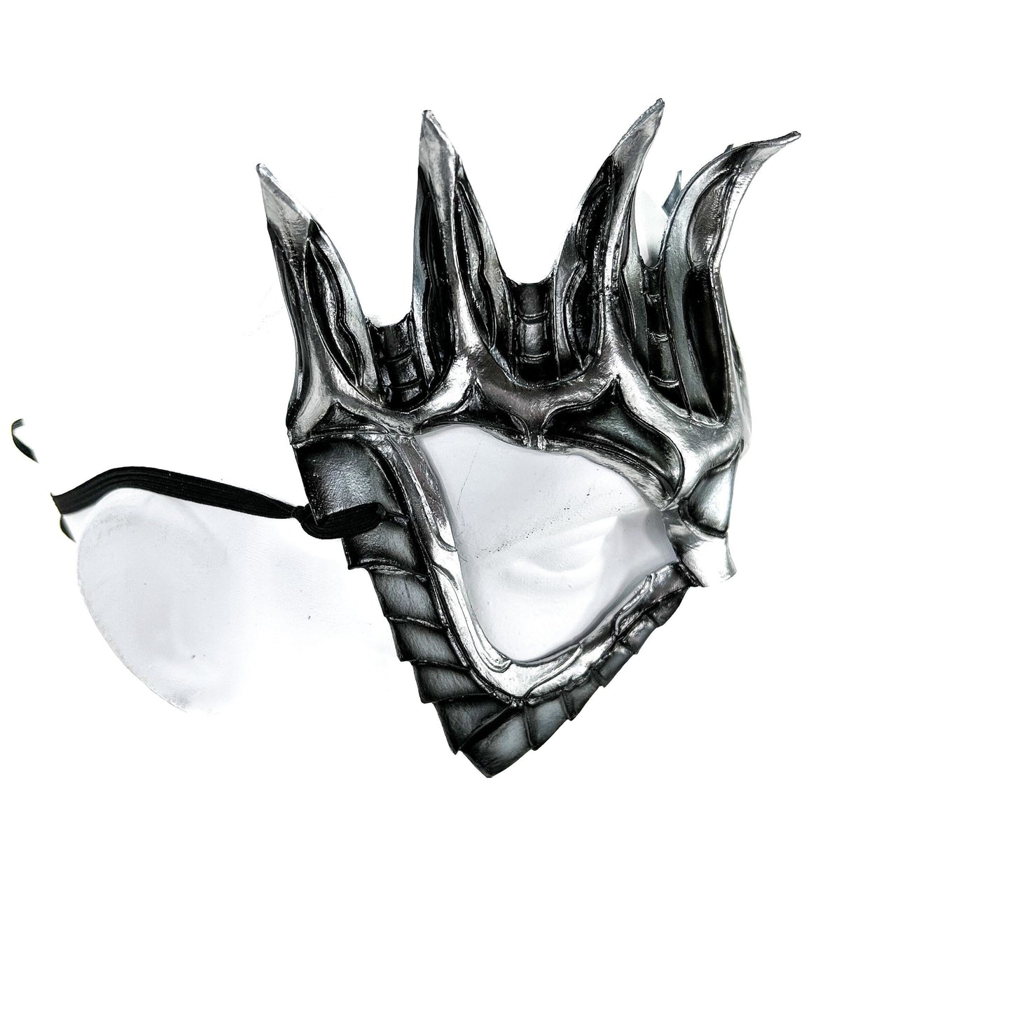 The Antiqued Fortress Crown Mask | Leather Crown Mask