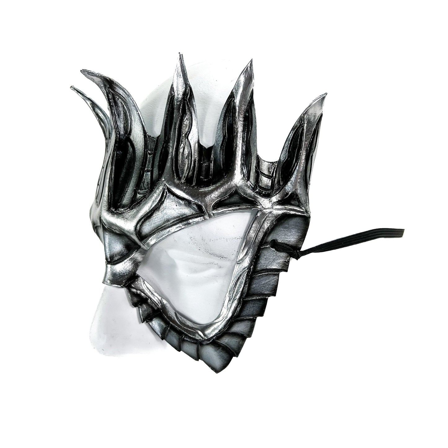 The Antiqued Fortress Crown Mask | Leather Crown Mask
