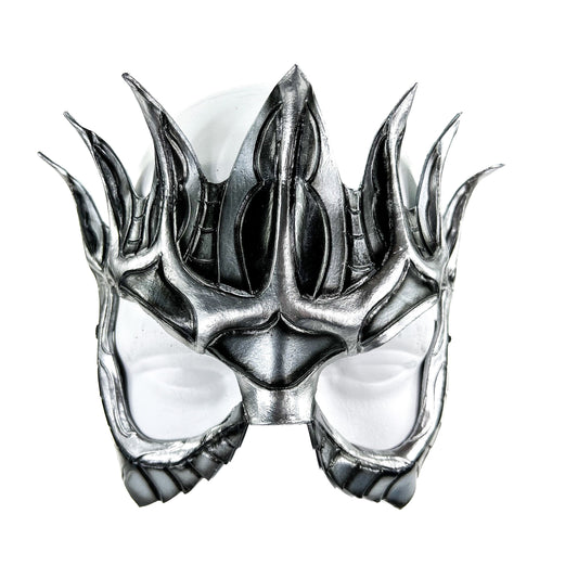 The Antiqued Fortress Crown Mask | Leather Crown Mask