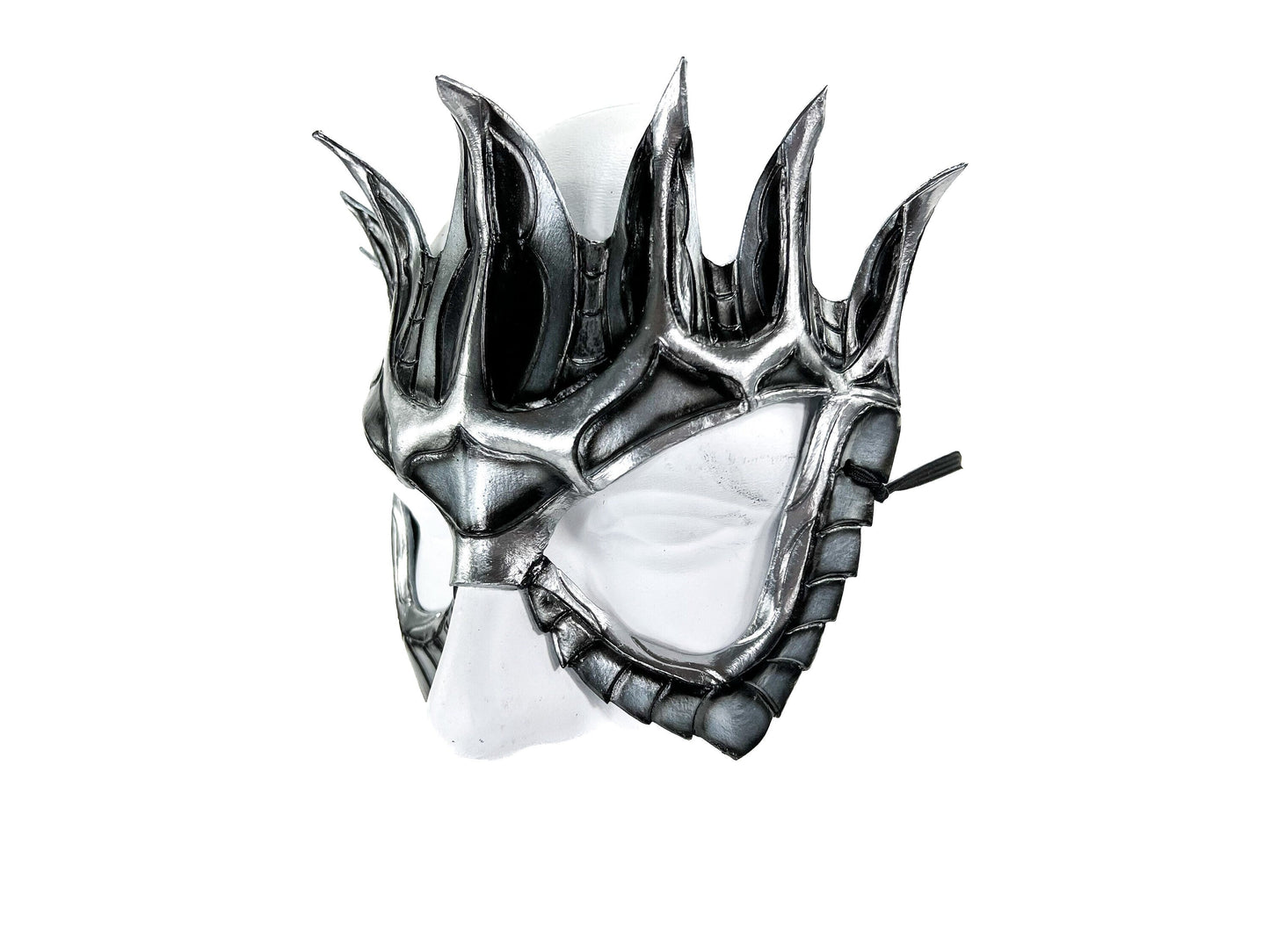 The Antiqued Fortress Crown Mask | Leather Crown Mask