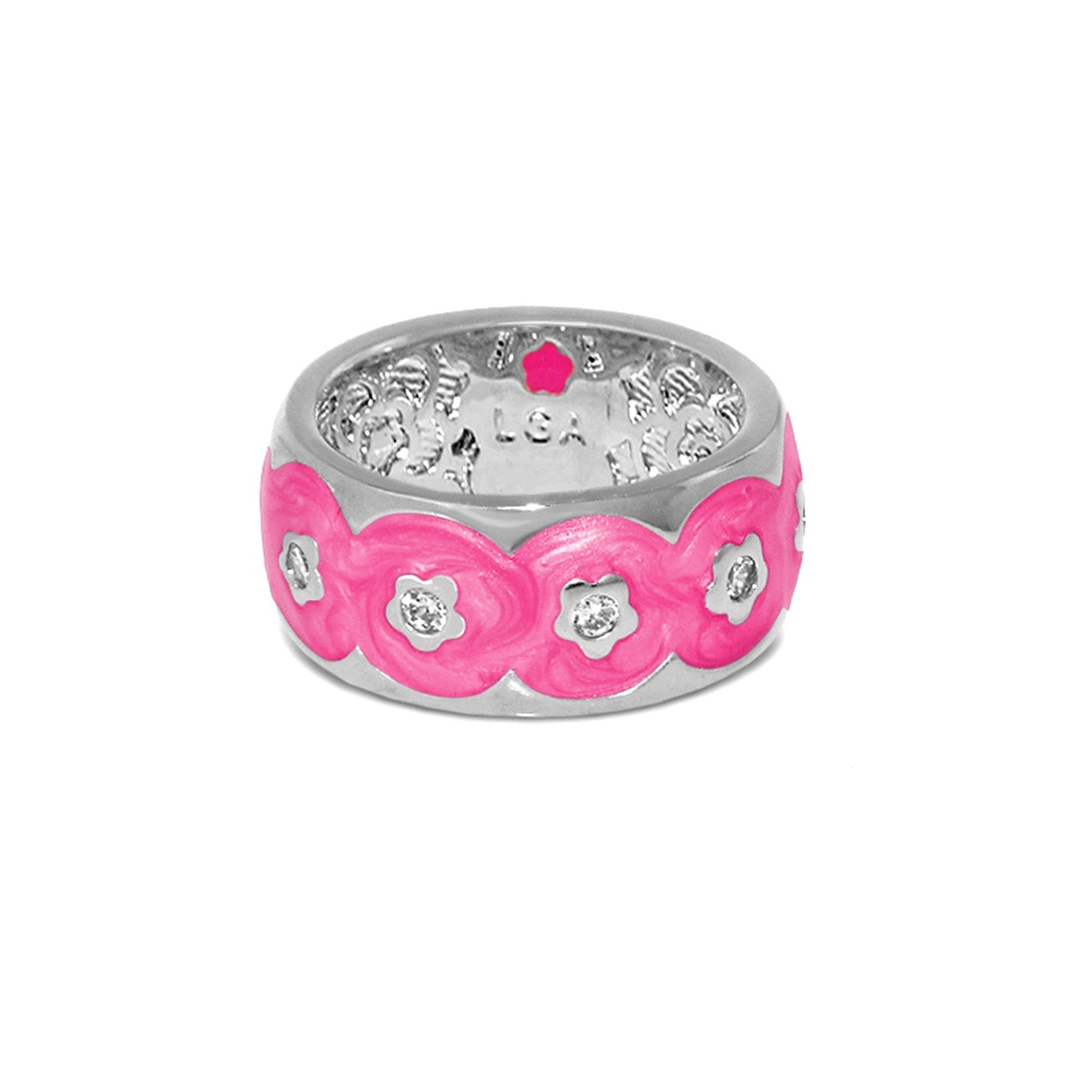Flowering Vines Ring Band